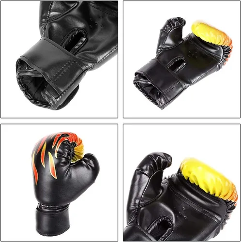 Miniatura 3 de Ochine Guantes de boxeo para niños, guantes de boxeo para niños, niñas, jóvenes, jóvenes, guantes de boxeo para combates de sparring, entrenamiento