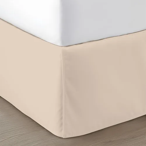 Miniatura 15 de Falda para cama de algodón egipcio de 550 hilos con caída de 12 pulgadas para cama tamaño Alaskan King (108 x 108 pulgadas), color Moss (musgo), 1