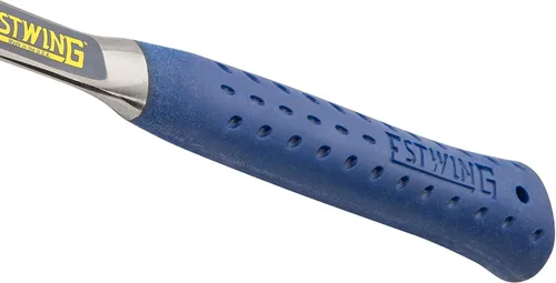 Miniatura 4 de ESTWING Shingler's Hammer - Herramienta para techadores de 28 onzas con cara fresada y agarre de reducción de golpes, E3-CA