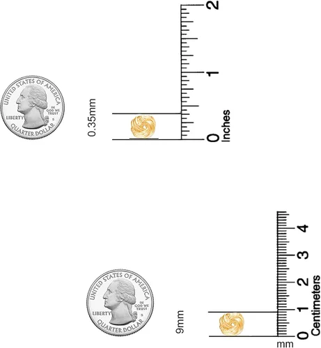 Miniatura 5 de LeCalla Aretes de plata de ley 925 con nudo de amor, diseño italiano, ligeros, retorcidos, con nudo de amor, para mujer
