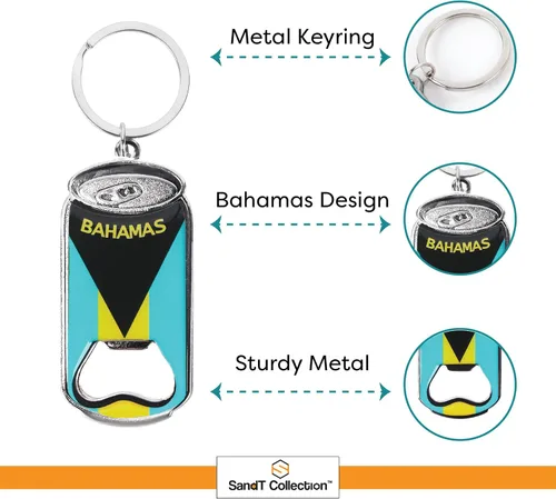 Miniatura 4 de Llavero abrebotellas de cerveza Bahamas - Lata
