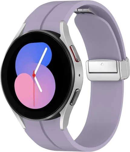 Miniatura 14 de Correa deportiva de silicona para Galaxy Watch 5 Pro de 1.772 pulgadas, sin huecos, compatible con Galaxy Watch 7, 6, 5, 4, correa de repuesto