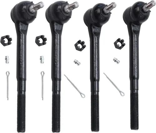 Miniatura 38 de Detroit Axle - 4 barras de acoplamiento delanteras para Kia Forte Koup 14-17, 14-18 Forte Forte5, 4 extremos de barra de acoplamiento exteriores e
