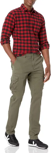 Miniatura 4 de Tienda Essentials pantalón cargo para hombre entallado elástico