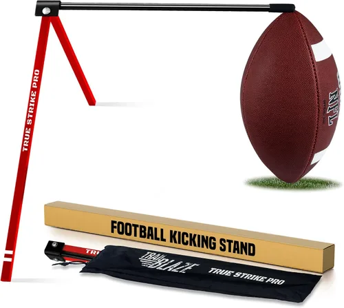 Miniatura 12 de True Strike Pro Football Kicking Tee - Ultimate Football Tee Compatible with All Ball Sizes, Bonus Goal Kicking Tracker, Field Goal Football Holder