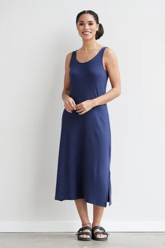 Miniatura 3 de Fair Indigo Vestido midi orgánico sin mangas para mujer