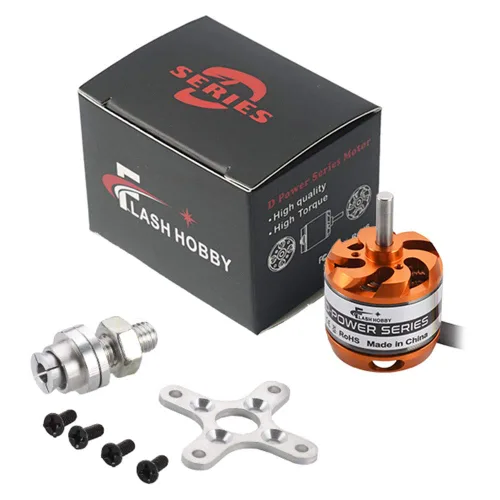 Miniatura 6 de D3536 Motor sin escobillas 750KV Motor eléctrico RC Motor de ala fija para aviones UAV Mini Multicopter RC Avión Helicóptero Brazo robótico