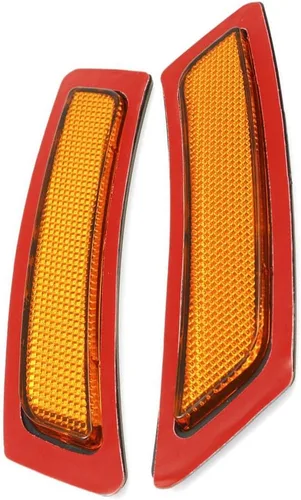 Miniatura 5 de Reflector de luces marcadoras laterales del parachoques delantero compatible con BMW F10/F11 Serie 5 528i 528ix 535i 550i 2011-2016 (lente ámbar)
