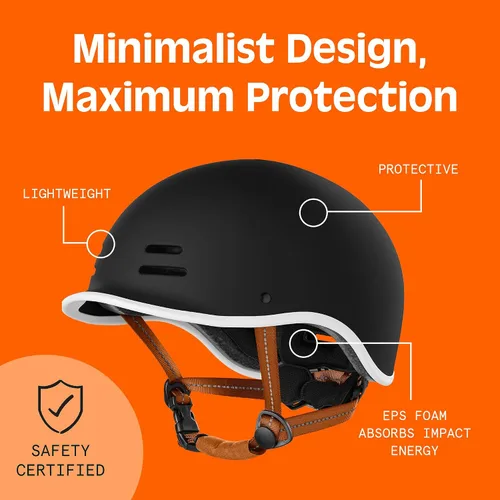 Miniatura 4 de Retrospec Remi - Casco de bicicleta para adultos para hombres y mujeres, casco de bicicleta para desplazamientos, ciclismo de carretera, patinaje