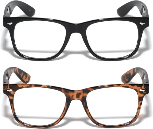 Miniatura 2 de Vision World Eyewear 2 pares de gafas de lectura de lujo - Gafas cómodas, elegantes y simples con aumento
