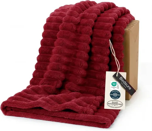 Miniatura 54 de Bedsure GentleSoft - Manta de forro polar azul para sofá, mantas suaves y acogedoras para mujer, lindas mantas pequeñas para niñas, azul claro, 108