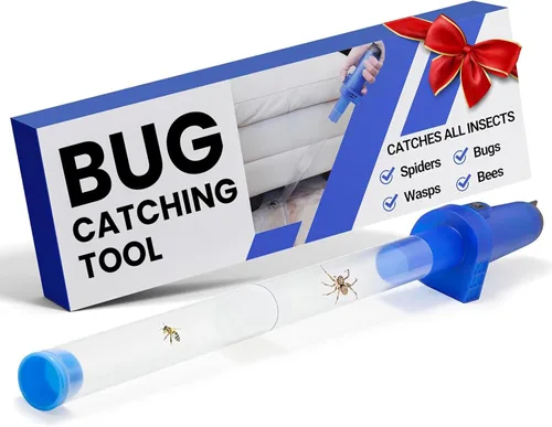 Miniatura 9 de Bugbuster aspiradora de arañas e insectos con tecnología sónica, funciona con batería y no daña.