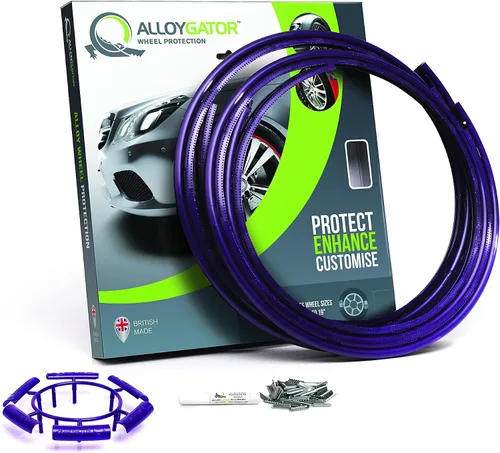 Miniatura 31 de AlloyGator Protector de Llanta Dorado para Ruedas de Automóvil (Se Adapta a Ruedas de 12-24" de Diámetro) - Paquete de 4 Protectores de Rueda