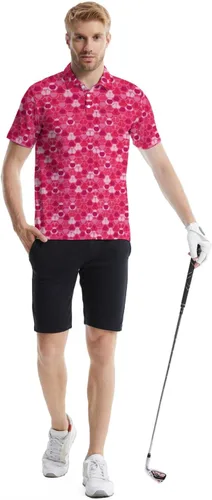 Miniatura 6 de Camisas polo divertidas para hombre de los años 80, camisas de golf de secado rápido que absorben la humedad, divertidas camisas polo de golf