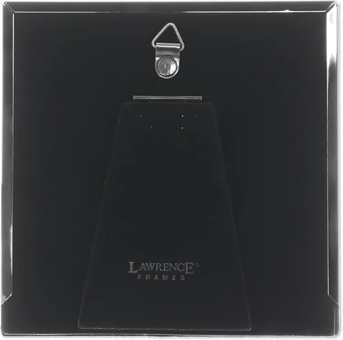 Miniatura 4 de Lawrence Frames Marco de metal, patrón de diamante, humo negro, 4x4