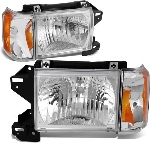 Miniatura 13 de DNA MOTORING HL-OH-F15087-BK-AM Juego de luces de esquina estilo de fábrica para FORD BRONCO 1987-1991 FORD F-150 1987-1991 FORD F-250 1987-1991