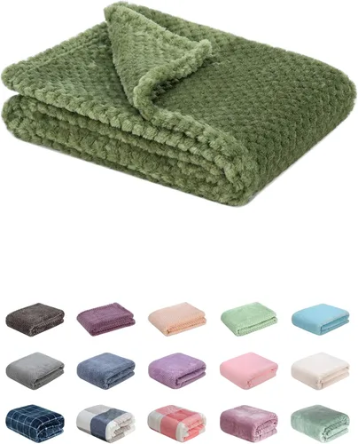 Miniatura 18 de Manta o manta mullida para bebé, suave, cálida y acogedora manta de vellón coral para niños pequeños, bebés o recién nacidos, para cuna, cochecito