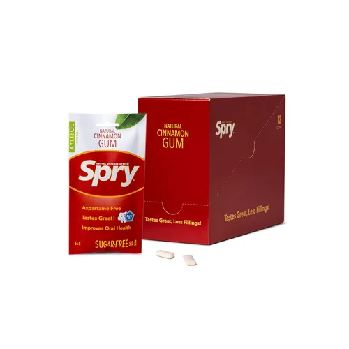 Miniatura 41 de Spry On The Go Fresh Chicle Natural de Xilitol Sistema de Defensa Dental - Sin Aspartamo, Sin Azúcar, Sin OMG (Menta, 55 Unidades - Paquete de 1)