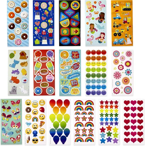Miniatura 7 de Hallmark - Calcomanías de Peanuts para niños (paquete de 237 calcomanías, 12 hojas) para Pascua, regreso a la escuela, Halloween, festividades y más