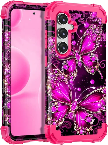 Miniatura 72 de Casetego Funda para Galaxy A16 5G, Tres Capas de Alta Resistencia Robusta a Prueba de Golpes, Protección Completa Rugosa de PC Duro + Parachoques