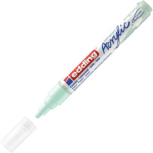 Miniatura 11 de edding 5100 Medium Grey-1 Punta redonda impermeable de 0.079-0.118 in, pintura acrílica para dibujar sobre lienzo, papel de arte y marcadores