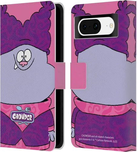 Miniatura 8 de Head Case Designs Officially Licensed Chowder: Animated Series Character Art Graphics Leather Wallet Case Compatible with Google Pixel 8