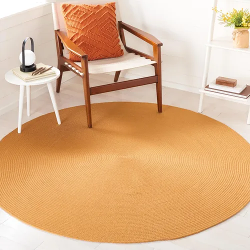 Miniatura 13 de SAFAVIEH Alfombra trenzada Collection – Alfombra redonda de 3 pies, color beige, hecha a mano, casa de campo, ideal para zonas de alto tráfico