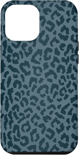 Miniatura 26 de iPhone 12/12 Pro Leopard Pacific Blue Phone-12 Pro & Pro Max Cheetah Skin Case