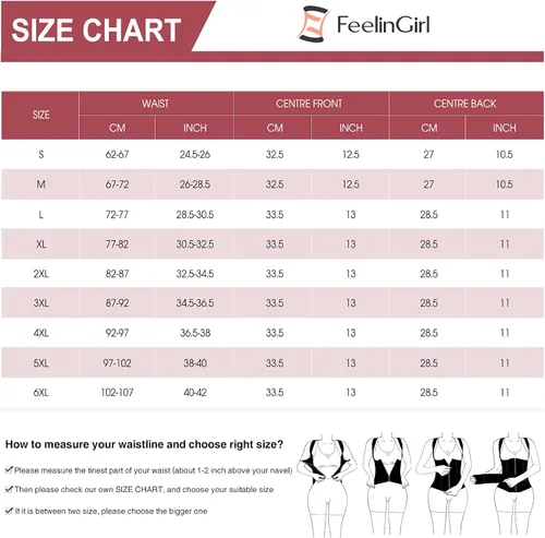 Miniatura 6 de FeelinGirl Waist Trainer for Women Latex Corset Cincher Vest Sport Workout Girdle Hourglass Body Shaper with Steel Bones