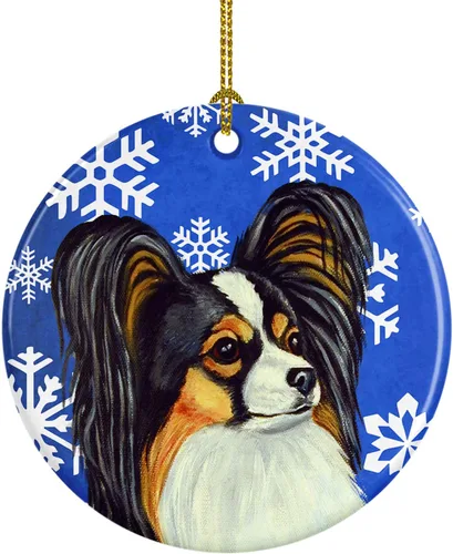 Miniatura 66 de Caroline's Treasures Cavalier Spaniel - Adorno de cerámica para colgar en el árbol de Navidad, para el hogar, Navidad, fiestas, regalo, 3 pulgadas