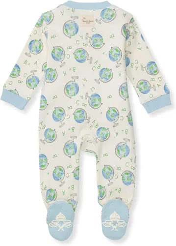 Miniatura 267 de Burt's Bees Baby - Pijama de una pieza para bebé, mameluco para dormir y jugar, algodón 100% orgánico, cremallera frontal