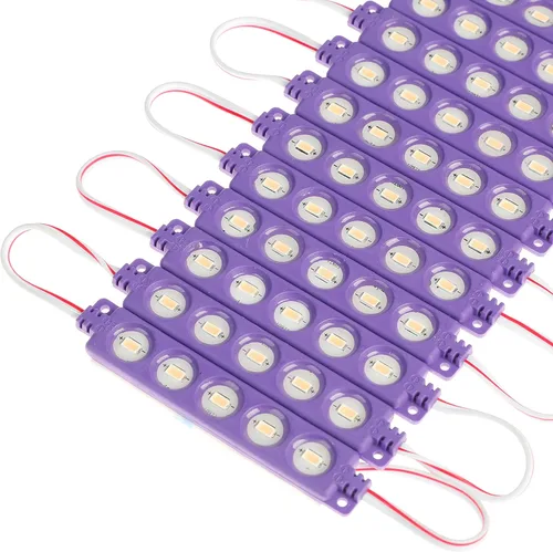 Miniatura 5 de Q QINGCHEN DC12V - Módulo LED de inyección blanca cálida de 1.2 W, luz trasera decorativa impermeable para letreros de letras publicitarias
