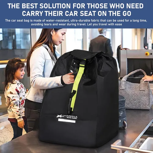 Miniatura 4 de Bolsa de viaje para asiento de automóvil para avión, se adapta a asientos de automóvil infantiles, asientos convertibles, asientos elevadores, bases