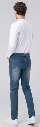 Miniatura 2 de Plaid&Plain Jeans ajustados para hombre