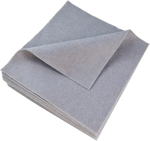 Miniatura 17 de Jtnohx Tela de fieltro suave, fieltro flexible para manualidades, hojas de fieltro de 0.055 in de grosor de 6 x 6 pulgadas para proyectos