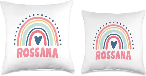 Miniatura 3 de Idea Regalo Personalizzata con Nome Gifts Idea Rossana Name Custom Woman Myth Legend - Almohada para fiesta de cumpleaños, 16 x 16 pulgadas