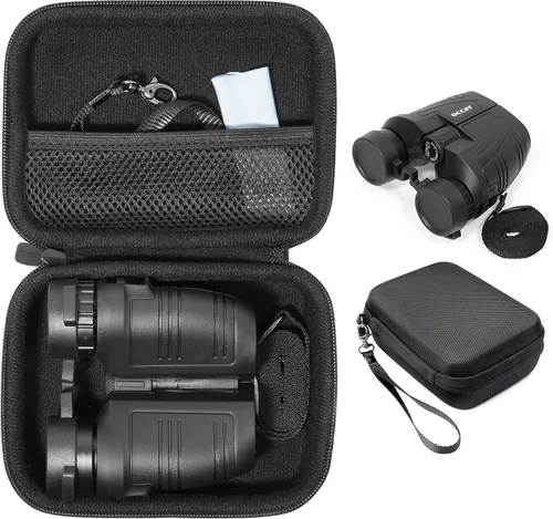 Funda para prismáticos compatible con prismáticos de 15 x 25, 12 x 25, 10 x 25, 16 x 21 como occer, Hontry, Gskyer, SkyGenius, Aurosports, Pentax,