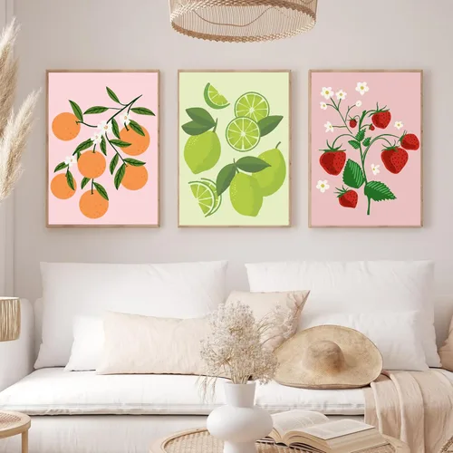 Miniatura 2 de cupmod MT11375-MT11380 - Paquete de 6 pinturas por números para adultos y niños, pintura acrílica por números sobre lienzo sin marco, pintura al