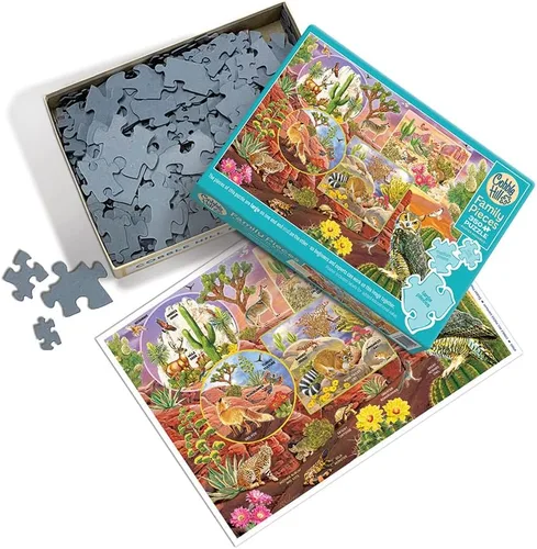 Miniatura 2 de Cobble Hill Family Piece's 350 Puzzle – Desert Magic – Póster de muestra incluido