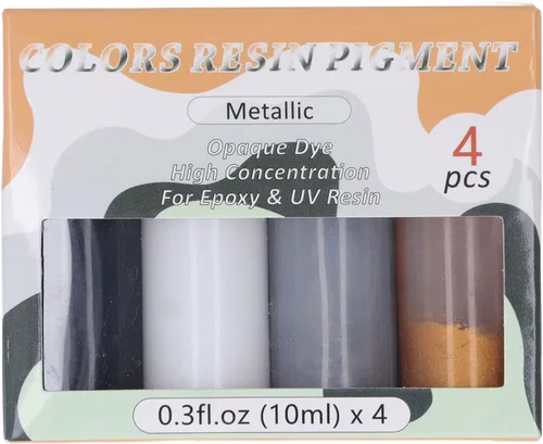 Miniatura 7 de High Concentration Resin Pigment 4 Colors Easy Operation Resin Dye for Casting Figurines, Ideal Family & Friends