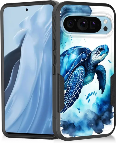 Miniatura 30 de Funda para Pixel 7a, resistente de doble capa híbrida de policarbonato duro de goma suave a prueba de golpes para Google Pixel 7A 6.1 pulgadas