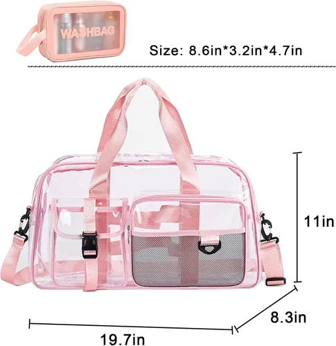 Miniatura 260 de Pequeña bolsa de gimnasio para mujer, bolsa de viaje con compartimento para zapatos