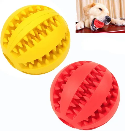 Miniatura 8 de Sunglow 2 Pack Pelota de juguete para perros, no tóxica, resistente a las mordidas, bolas de dentición para perros pequeños/medianos/grandes