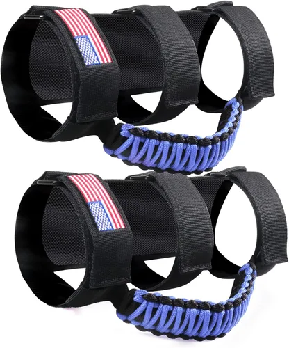 Asas de agarre de barra antivuelco para Jeep Wrangler CJ YJ TJ JK JL 4XE Gladiator JT 1955-2025 2.0"-4.0" pulgadas, jaula antivuelco, mango de 2