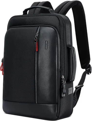 BOPai Mochila inteligente ampliable grande de 15.6 pulgadas para viajes, resistente al agua, antirrobo, mochila para laptop con carga USB, mochila
