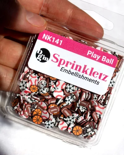 Miniatura 4 de Buttons Galore Sprinkletz - Piezas de arcilla polimérica para bricolaje, adornos de manualidades, 1.500 onzas, primavera y verano (pelota de juego)