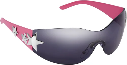 Miniatura 11 de Nydotd Lentes de sol Y2K sin montura envolventes para mujeres y hombres, sin marco, gafas de sol de moda de los años 2000 Marco negro / Lente negro