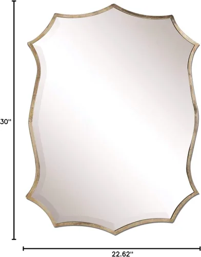 Miniatura 3 de Uttermost Migiana Espejo de pared de níquel oxidado, 23 x 30 pulgadas