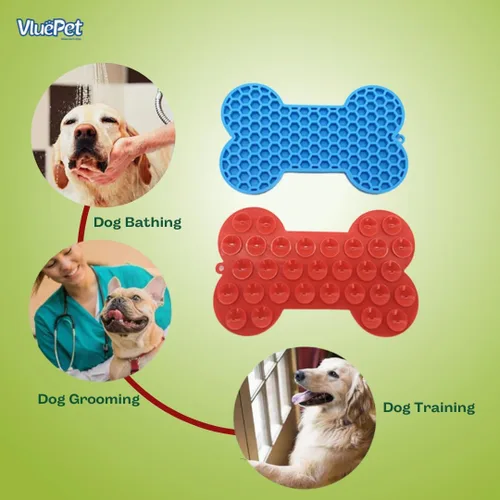 Miniatura 6 de VALUEPET Tapete para lamer perros – Alfombrilla de silicona para lamer para aliviar la ansiedad – Almohadilla para lamer alimentador lento