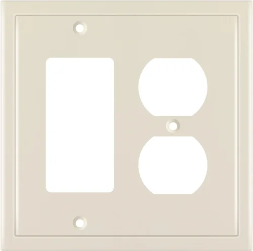 Miniatura 43 de Henne Bery Placa decorativa de pared con borde moderno, tapa de tomacorriente para cubrir enchufe, aleación de zinc maciza duradera